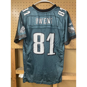 Philadelphia Eagles Terrell Owens #81 NFL Equipment Reebok Jersey Youth L 14-16